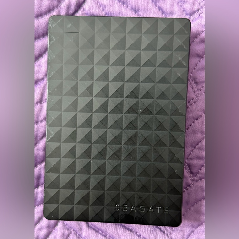 Barely use Seagate external hard Drive